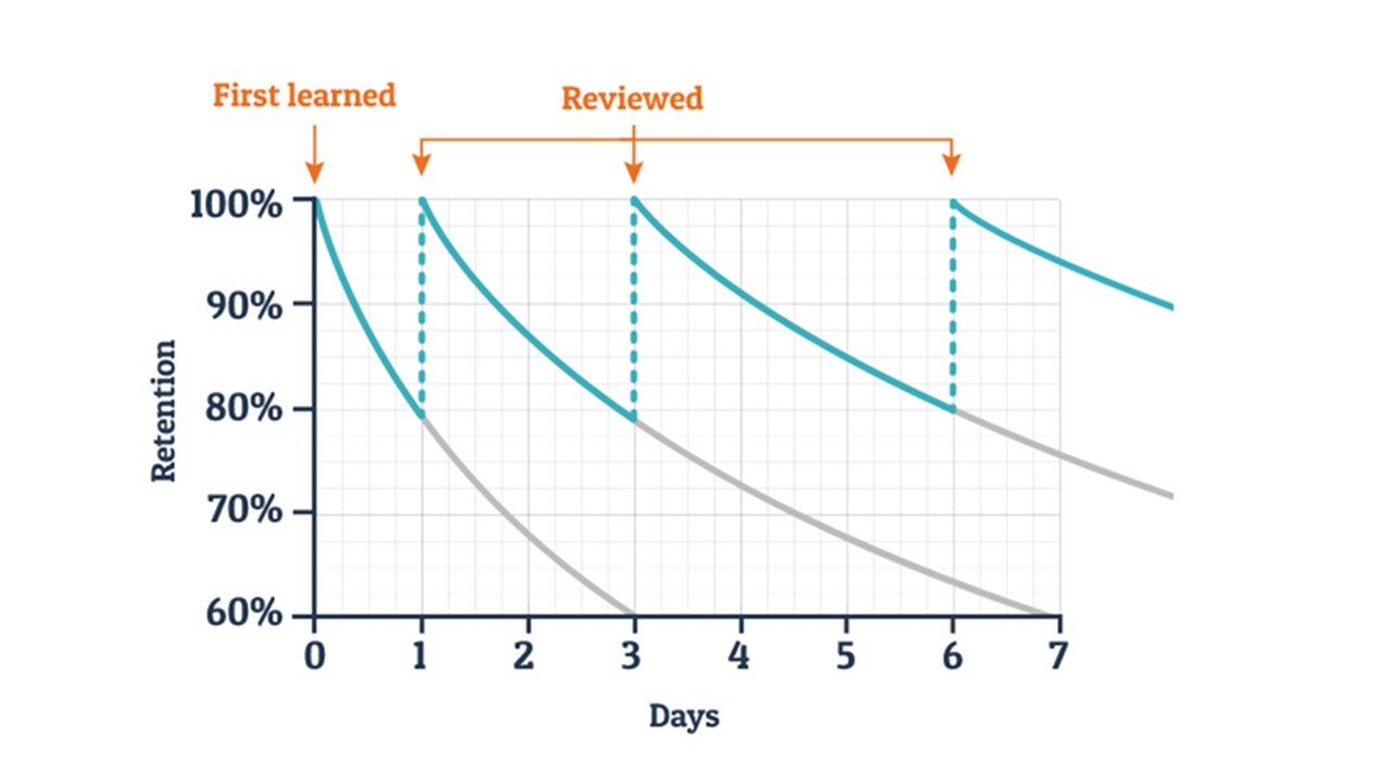 Forgetting curve image